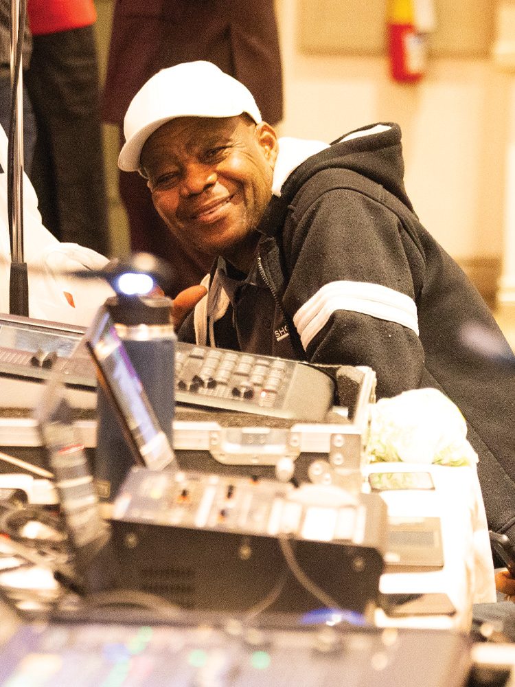 Trusted technician at Canadian event